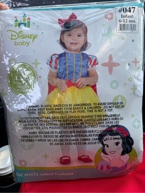 Disney Baby Snow White Costume - Blue, Yellow & Red